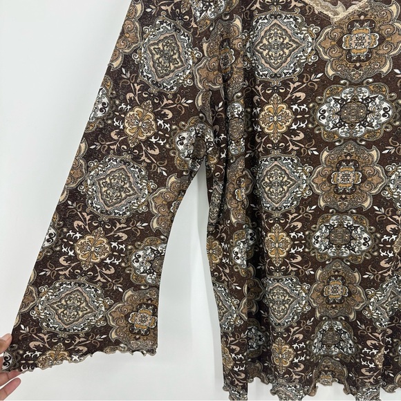 Faded Glory Vintage Y2K Fairycore Blouse Size 18 Early 2000s Boho - Picture 4 of 7